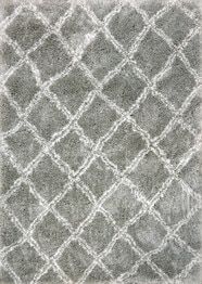 Dynamic Rugs NORDIC 7432-900 Silver and White